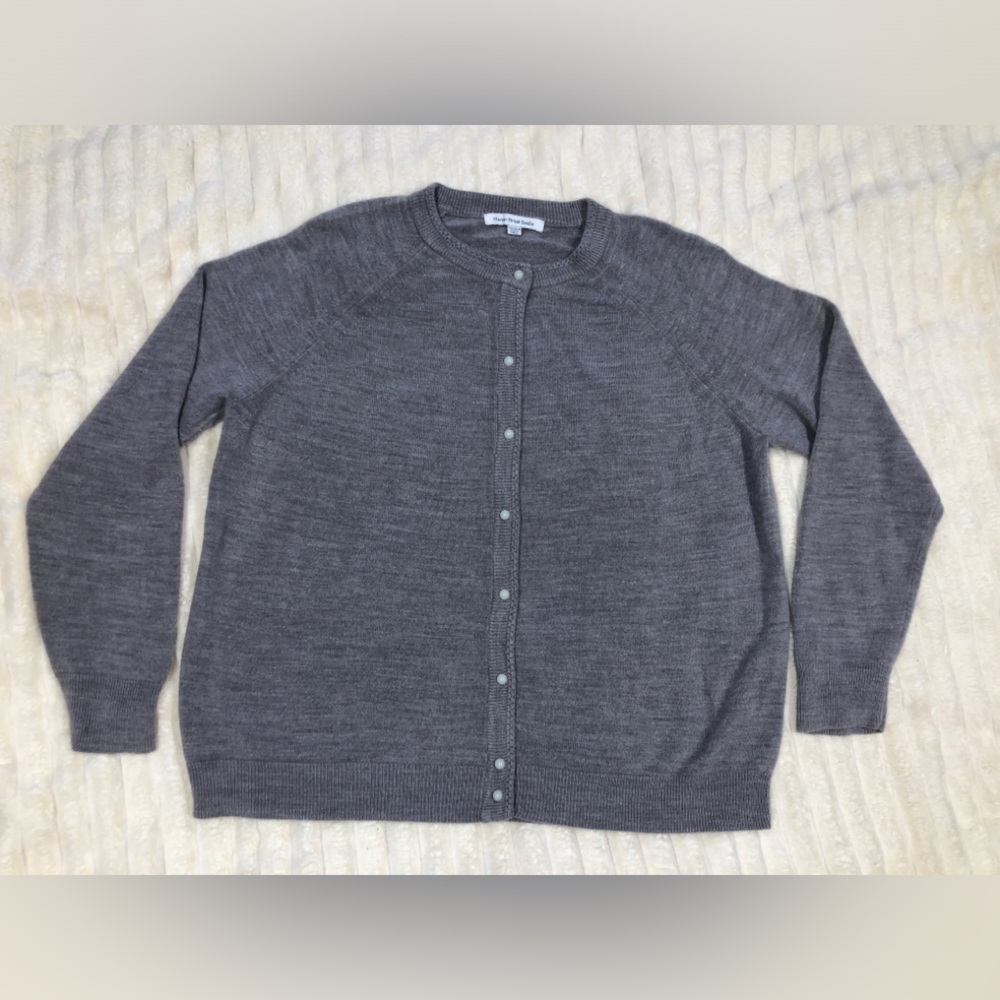 Mercer Street Studio EUC Gray Cardigan Sweater size XLP